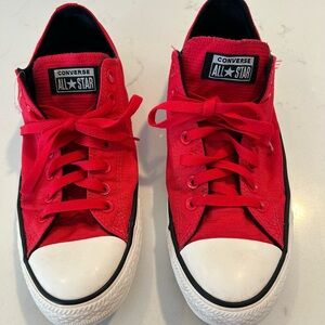 Converse Bold Red Canvas Sneakers